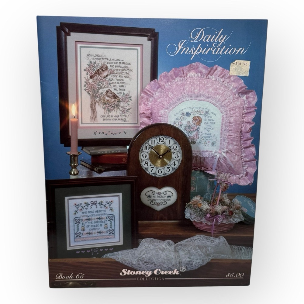 1989 Stoney Creek Collection #65 Daily Inspiration Cross Stitch‎ Booklet